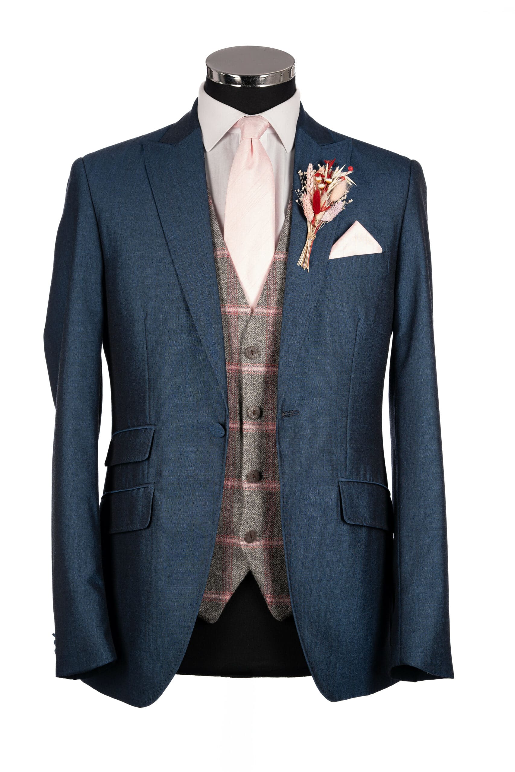 Royal Blue Mohair Lounge Suit